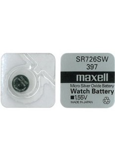 Battery Maxell 397 / 396 / SR59 / SR726SW / Ag2